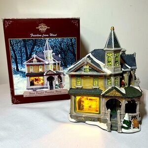 The Saturday Evening Post Norman Rockwell Village Freedom From Want House. Box